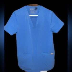 Figs S casma three pocket royal blue